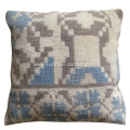 Polyester Shaggy Cushion With Design